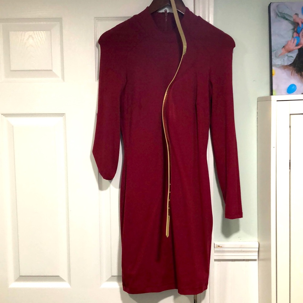 Belted dress